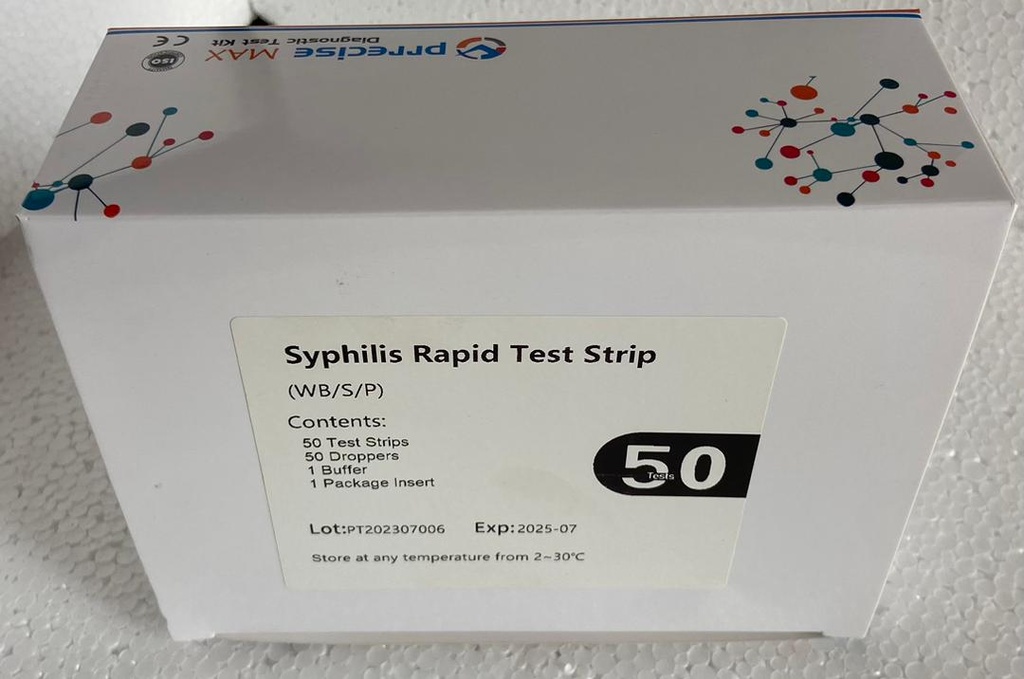 Syphilis Rapid test strip, Serum/plasma