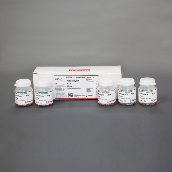  Azithromycin  AZM  15 mcg