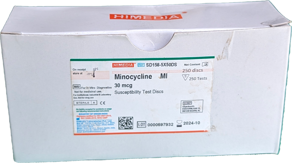  Minocycline  MI  30 mcg