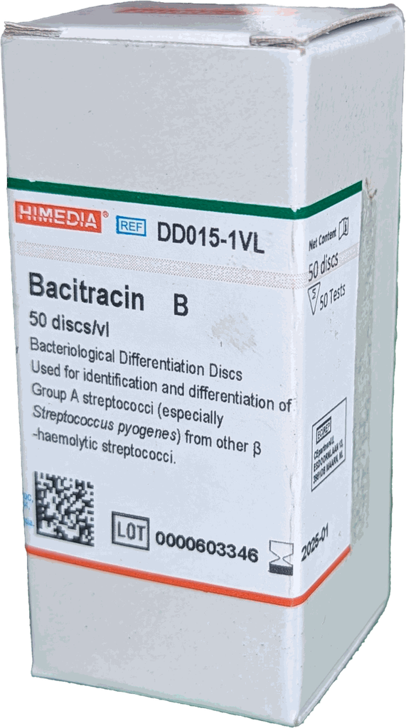 Bacitracin (50 discs / vl)