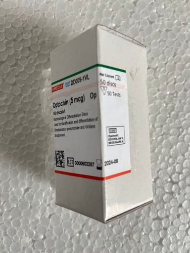 Optochin (5 mcg)(50 discs / vl)